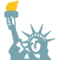 Statue of Liberty emoji on Google